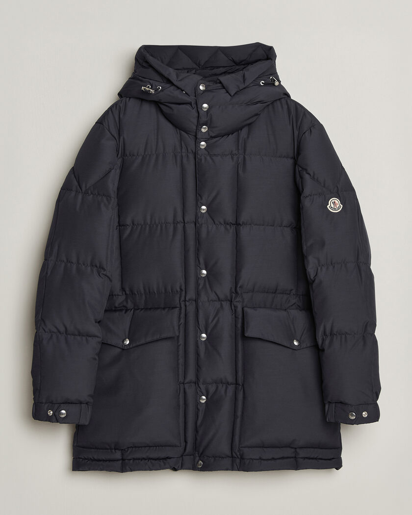 Moncler Sylmara Down Parka Navy – Bleu