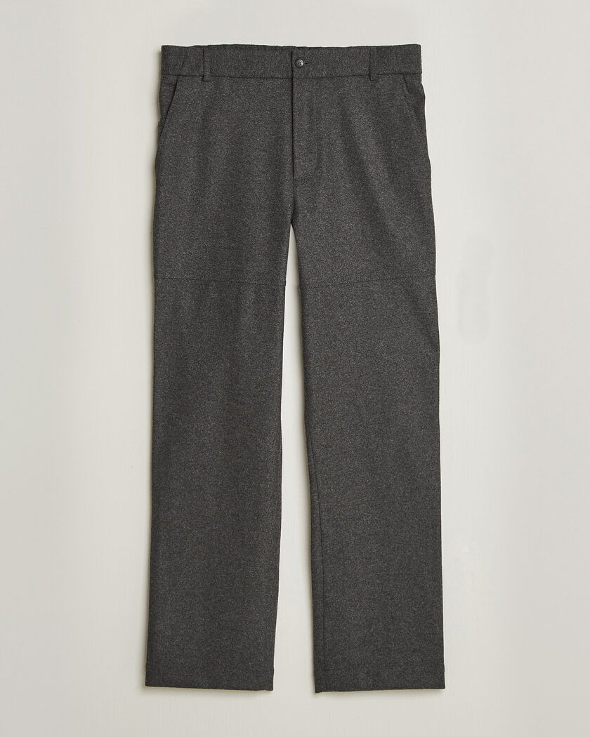 Moncler Flannel Trousers Charcoal – Gris