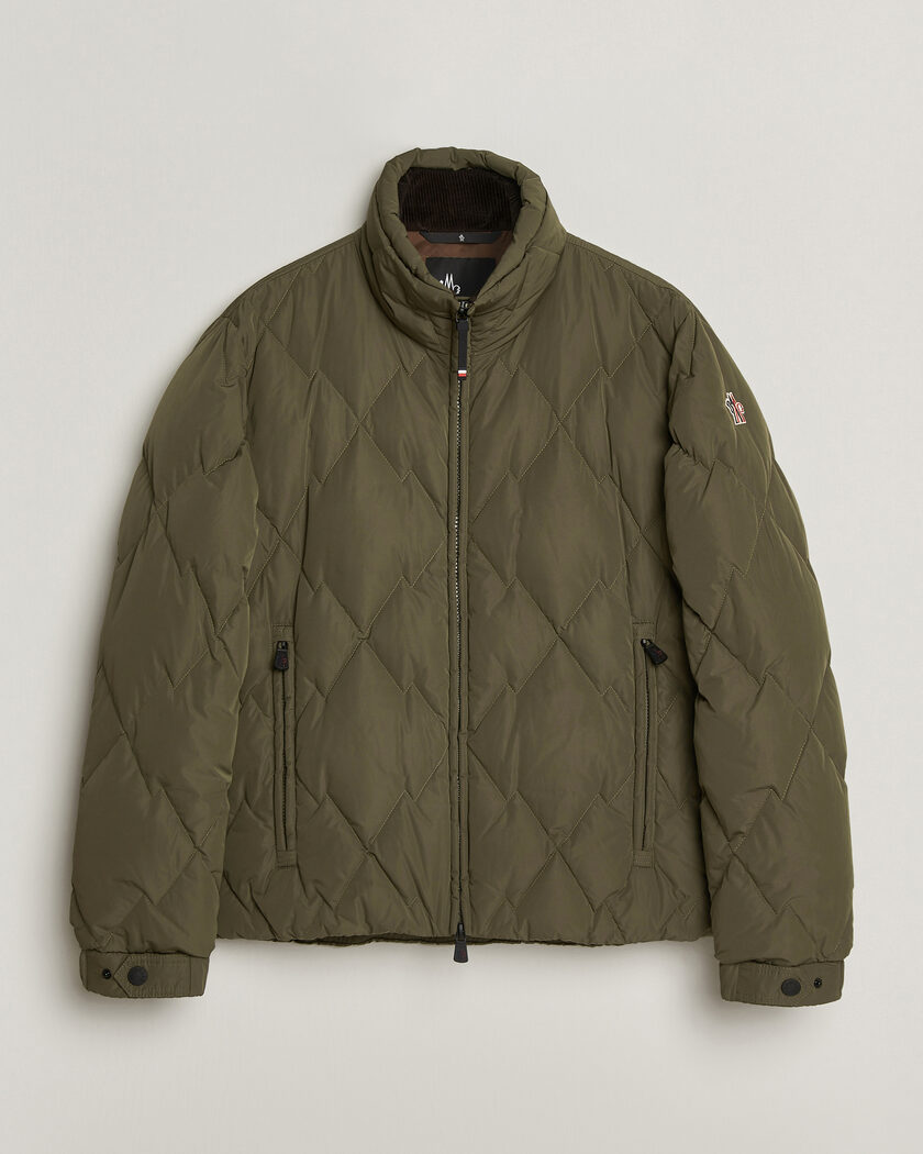 Moncler Grenoble Bramas Quilted Jacket Olive – Vert