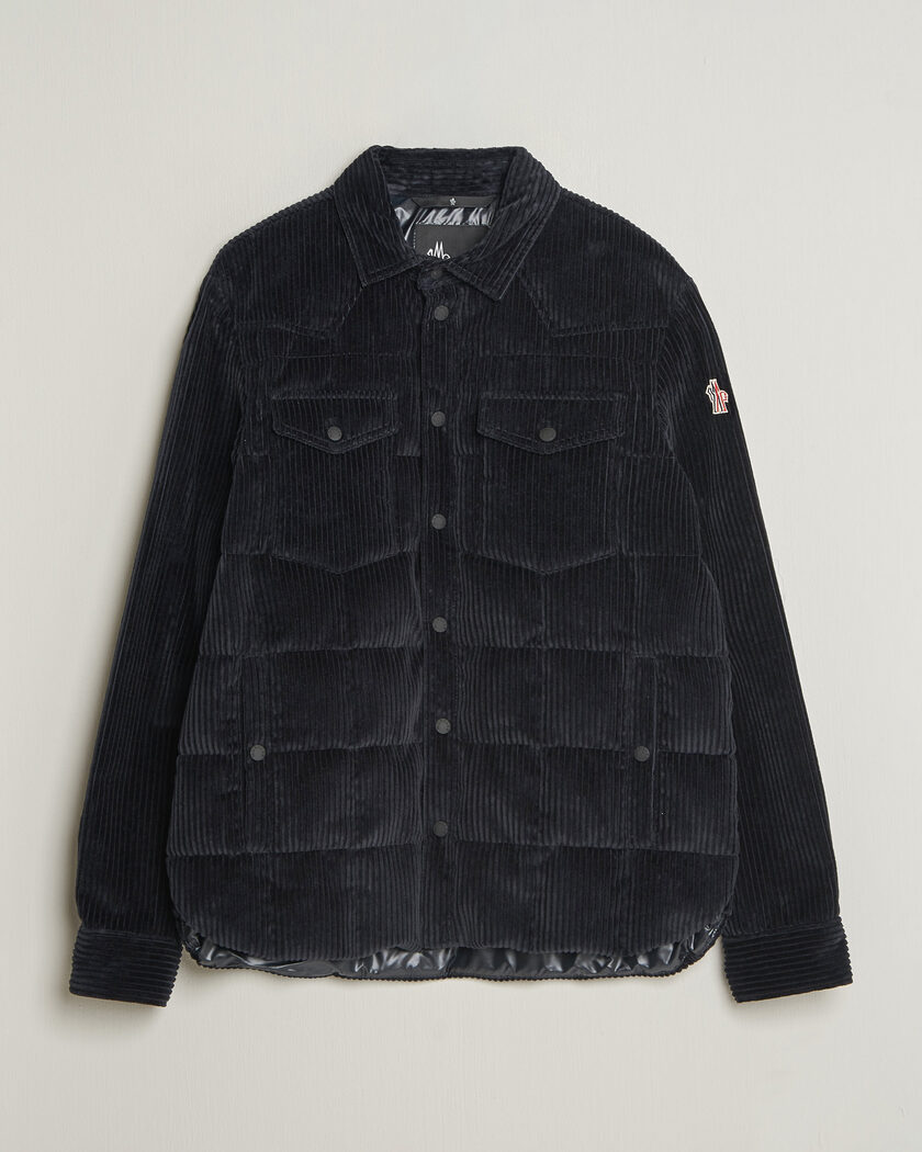 Moncler Grenoble Gelt Corduroy Shirt Jacket Navy – Bleu