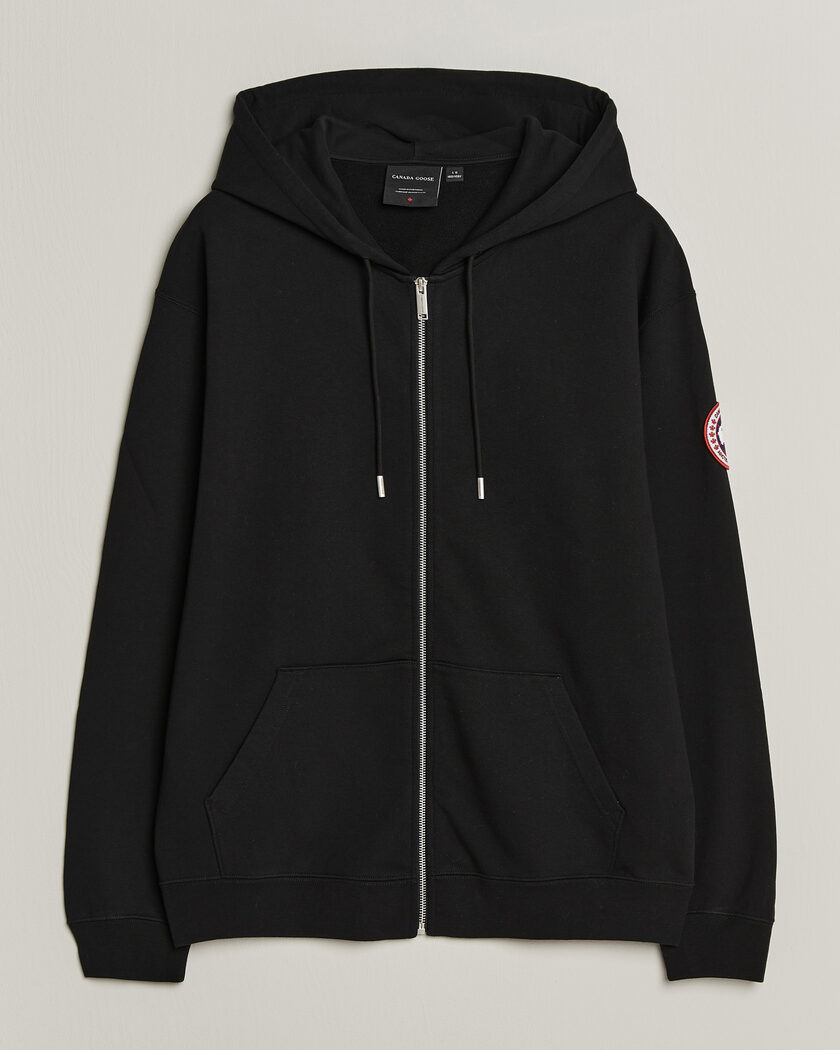 Canada Goose Loon Full Zip Hoodie Black – Noir
