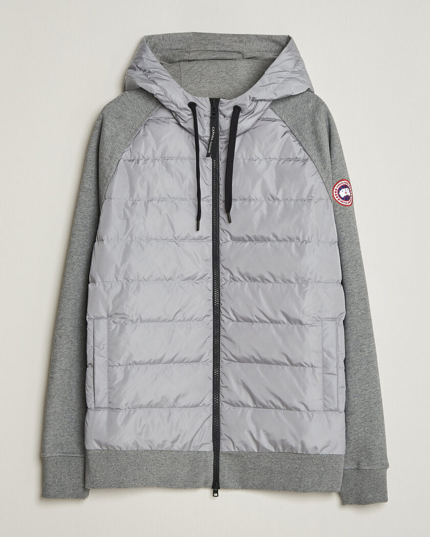 Canada Goose Hybridge Huron Full Zip Hoody Stone Heather – Gris