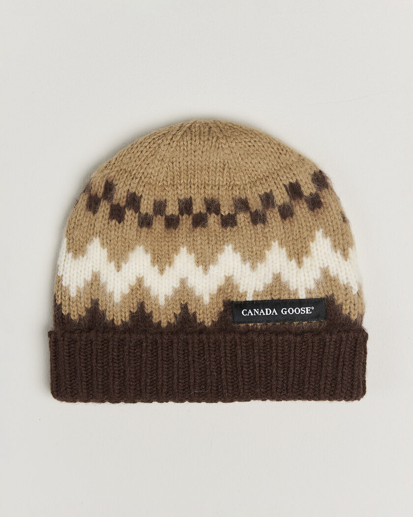 Canada Goose Fair Isle Toque Glacier Woods – Marron