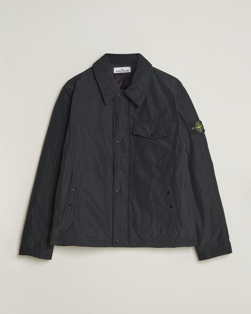 Stone Island Micro Twill Padded Jacket Black – Noir