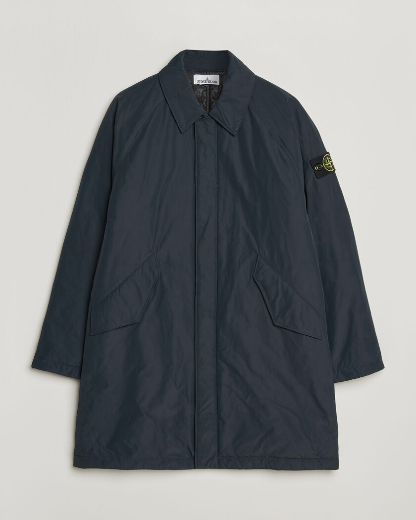 Stone Island Micro Reps Padded Coat Navy Blue – Bleu