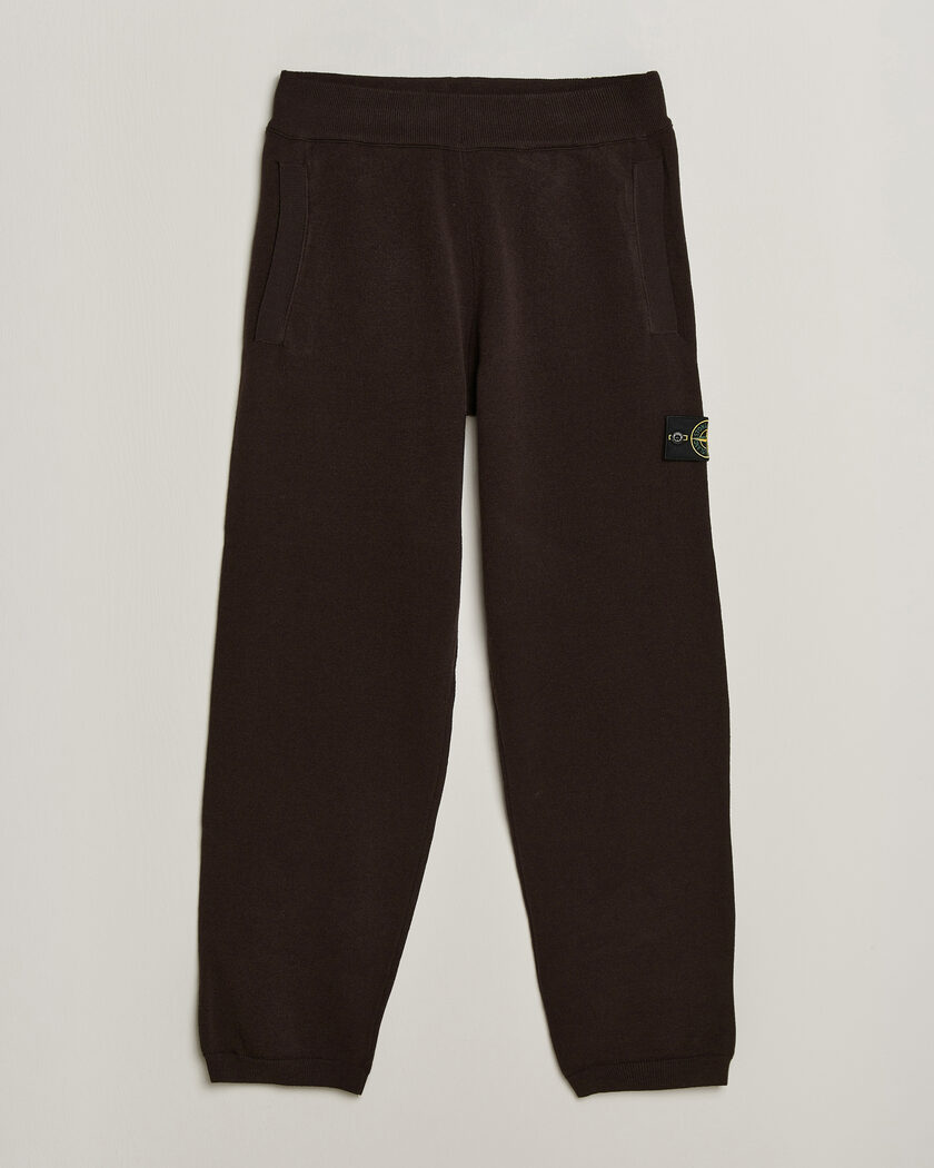 Stone Island Plush Stitch Stretch Wool Pants Coal Grey – Gris