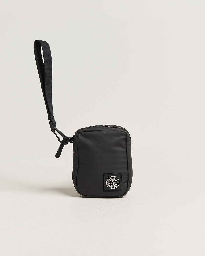 Stone Island Coated Cotton Ripstop Wallet Black – Noir