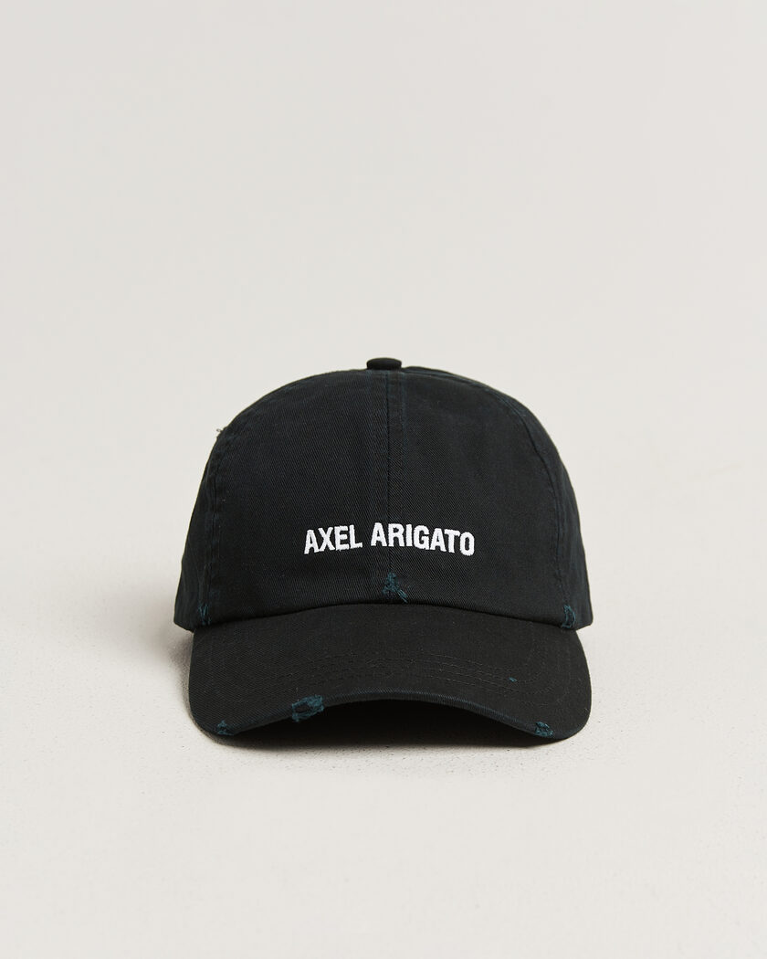 Axel Arigato AA Logo Cap Washed Black – Noir
