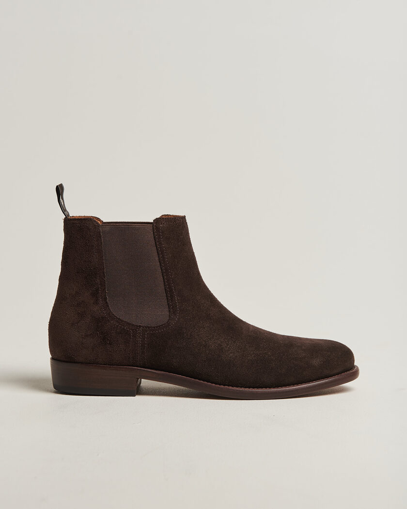 Polo Ralph Lauren Owen Suede Chelsea Boots Dark Chocolate – Marron