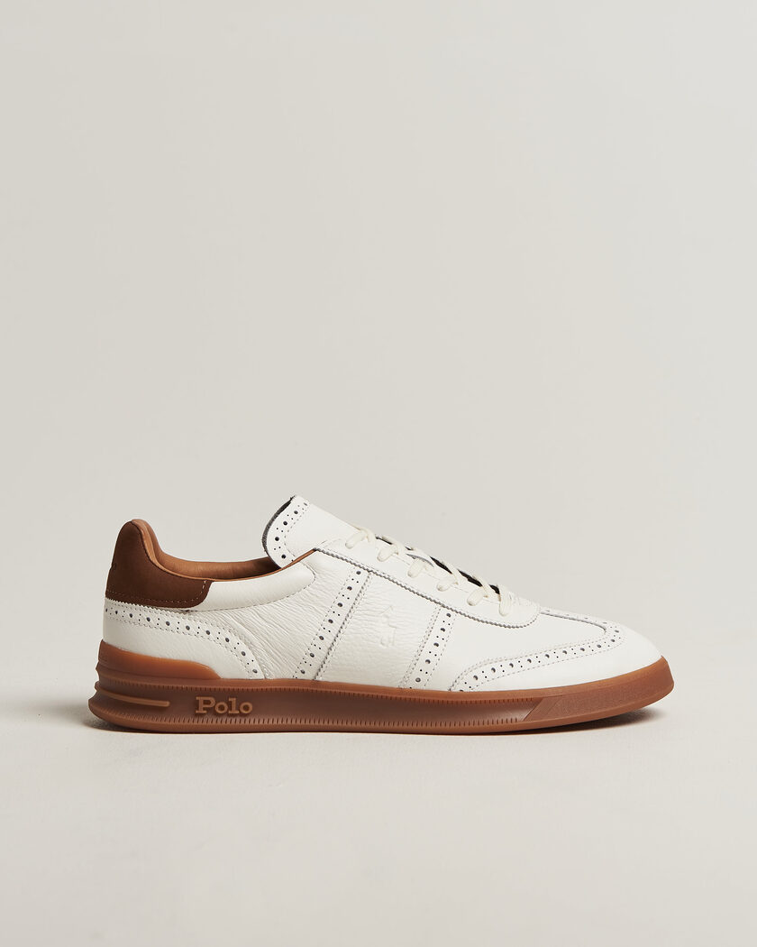 Polo Ralph Lauren Heritage Aera Sneakers Deckwash White – Blanc