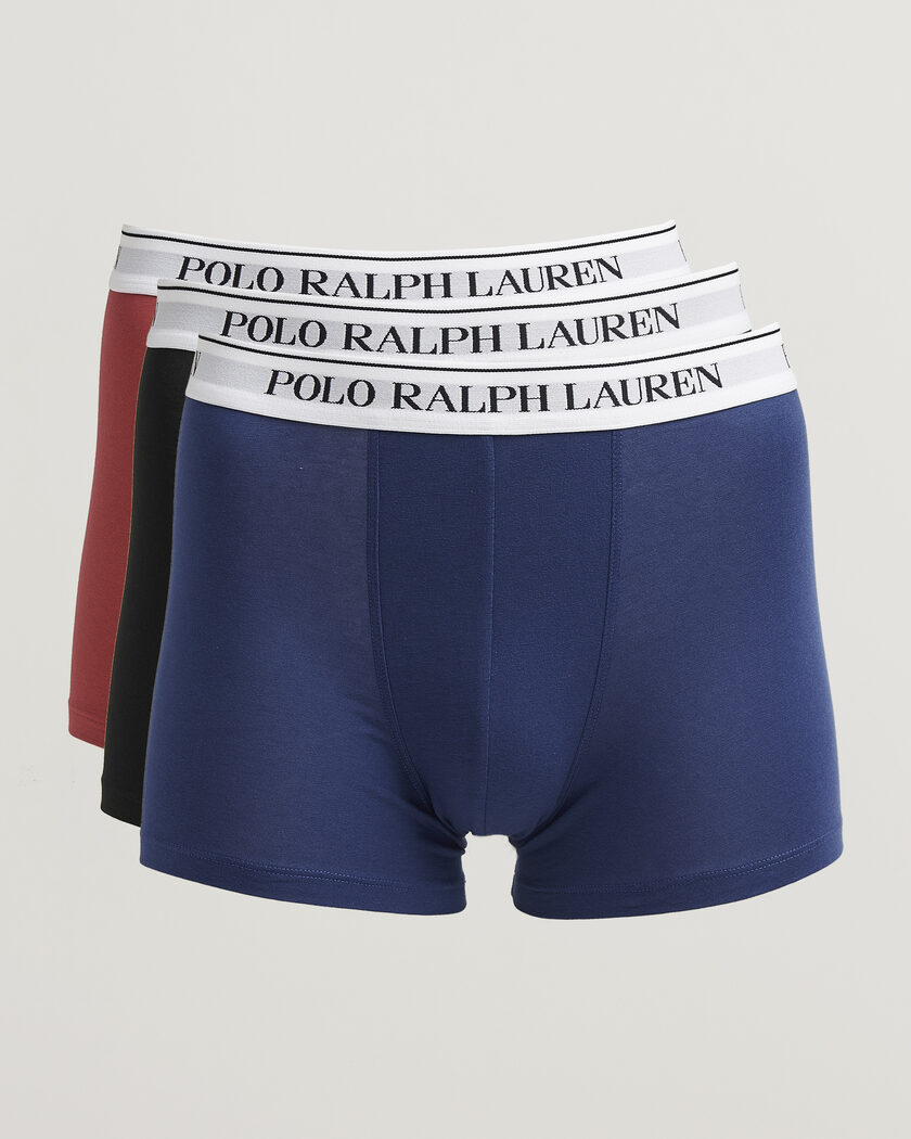 Polo Ralph Lauren 3-Pack Trunks Black/Blue/White – Multicolore