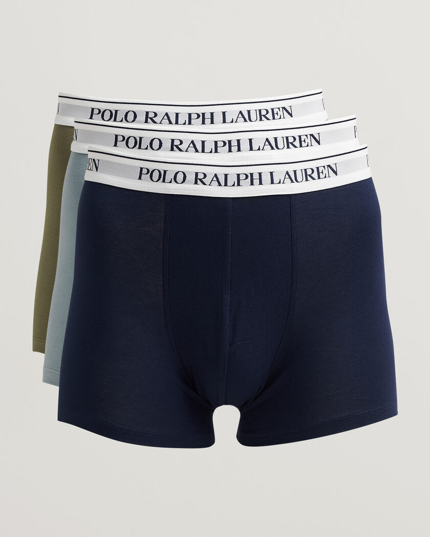 Polo Ralph Lauren 3-Pack Trunks Navy/Blue/White – Multicolore