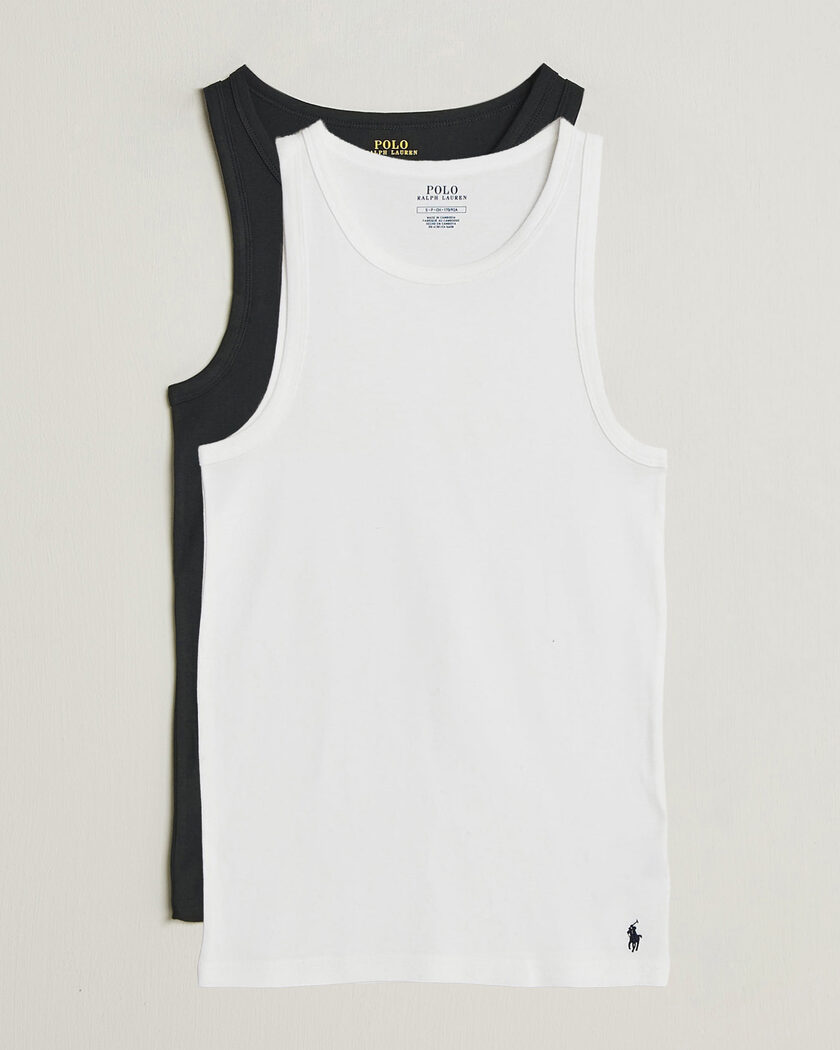 Polo Ralph Lauren 2-Pack Tank Top Black/White – Blanc