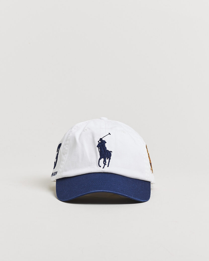 Polo Ralph Lauren Big Pony Twill Cap Ceramic White – Blanc