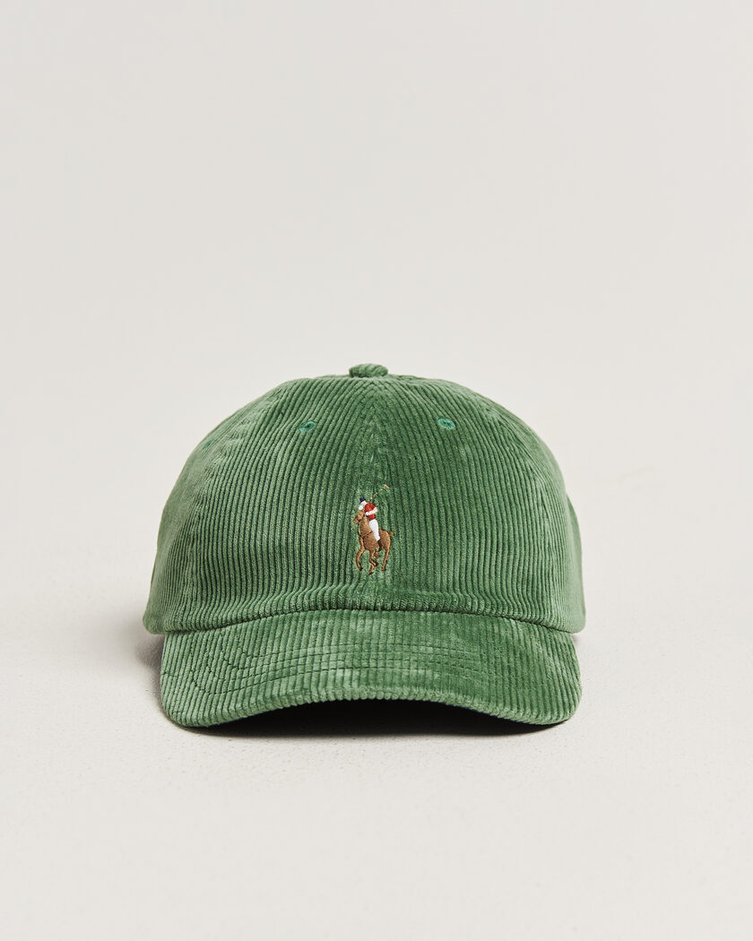 Polo Ralph Lauren Corduroy Cap Meadow Green – Vert
