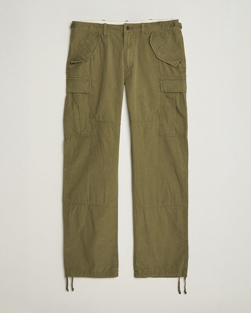 Polo Ralph Lauren Rustic Canvas Cargo Pants Outdoors Olive – Vert