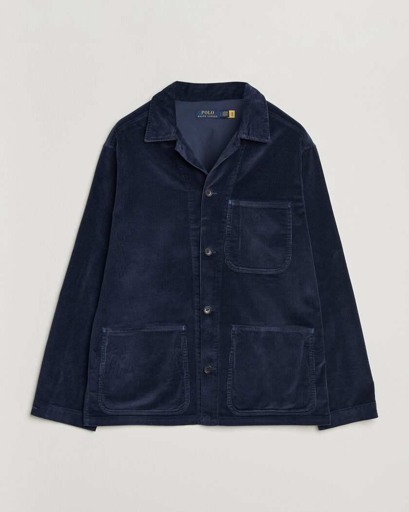 Polo Ralph Lauren Corduroy Overshirt Newport Navy – Bleu