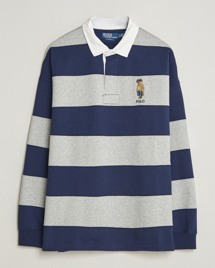 Polo Ralph Lauren Rugby Pullover Navy/Andover Heather – Multicolore