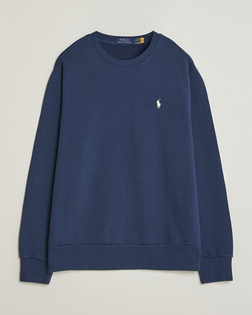 Polo Ralph Lauren Loopback Terry Sweatshirt Cruise Navy – Bleu