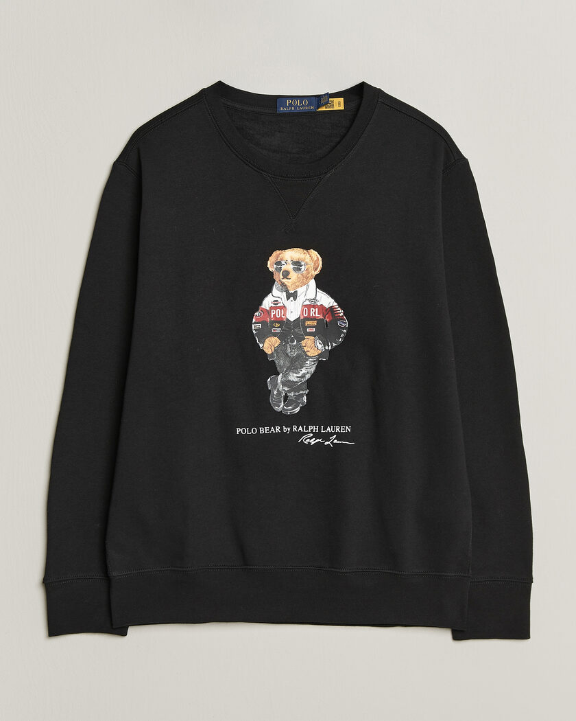 Polo Ralph Lauren Fleece Bear Sweatshirt Polo Black – Noir