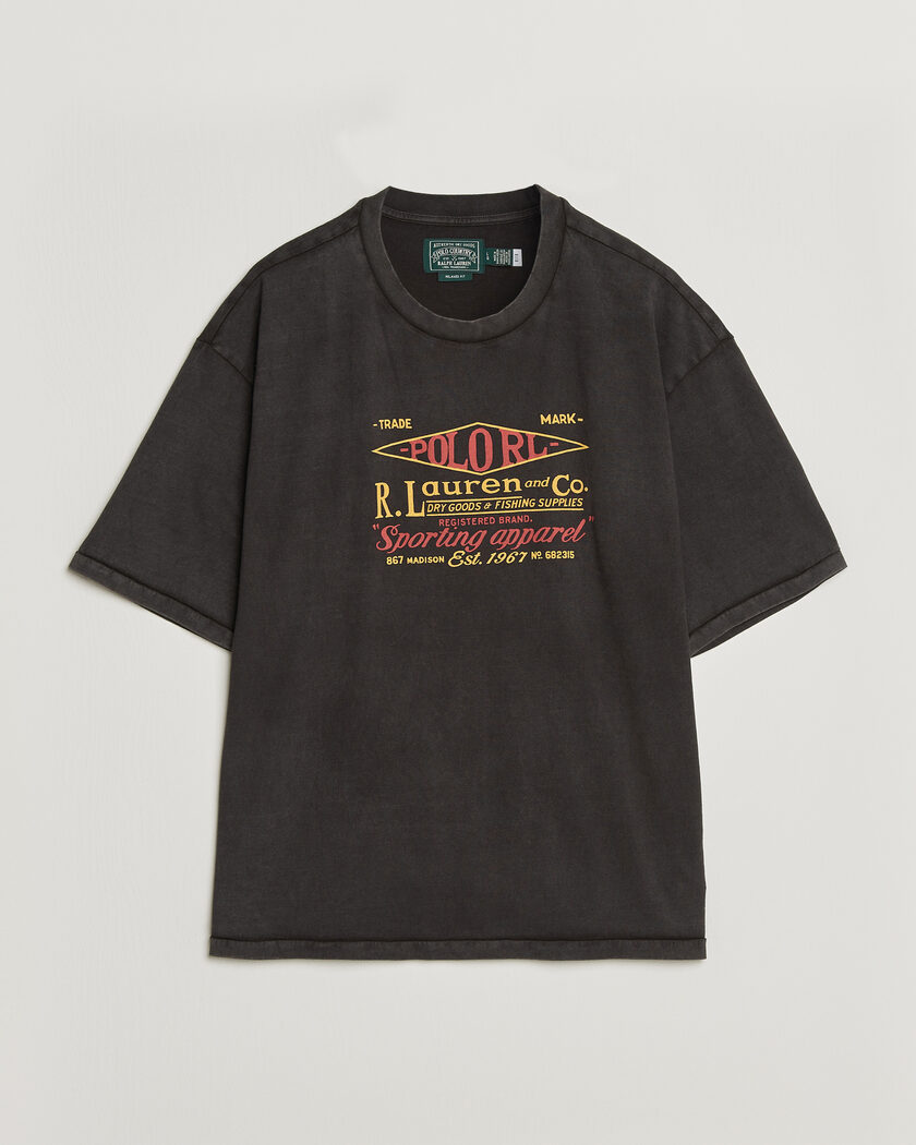 Polo Ralph Lauren Relaxed Fit Print T-Shirt Polo Black – Noir