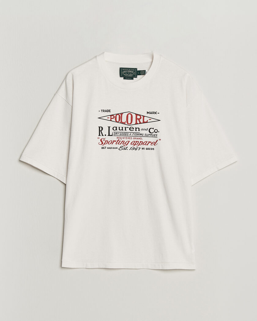 Polo Ralph Lauren Relaxed Fit Print T-Shirt Nevis – Blanc