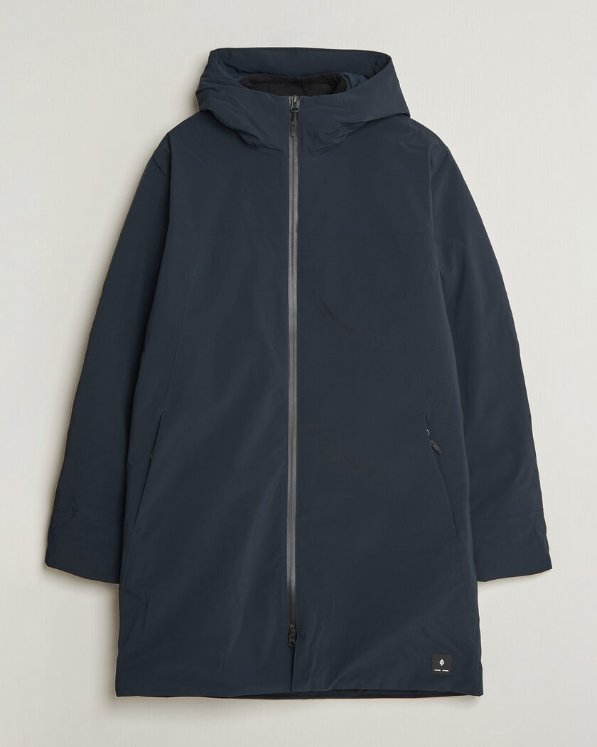 Samsøe Samsøe Claus Down Parka Salute Navy – Bleu