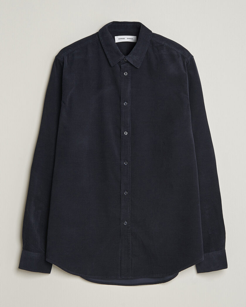 Samsøe Samsøe Liam Baby Cord Shirt Salute Navy – Bleu
