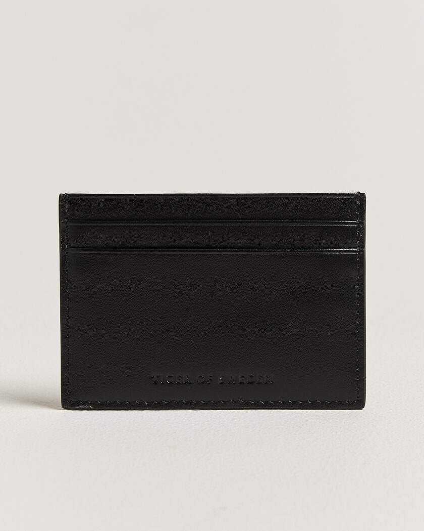 Tiger of Sweden Wake Leather Card Holder Black – Noir