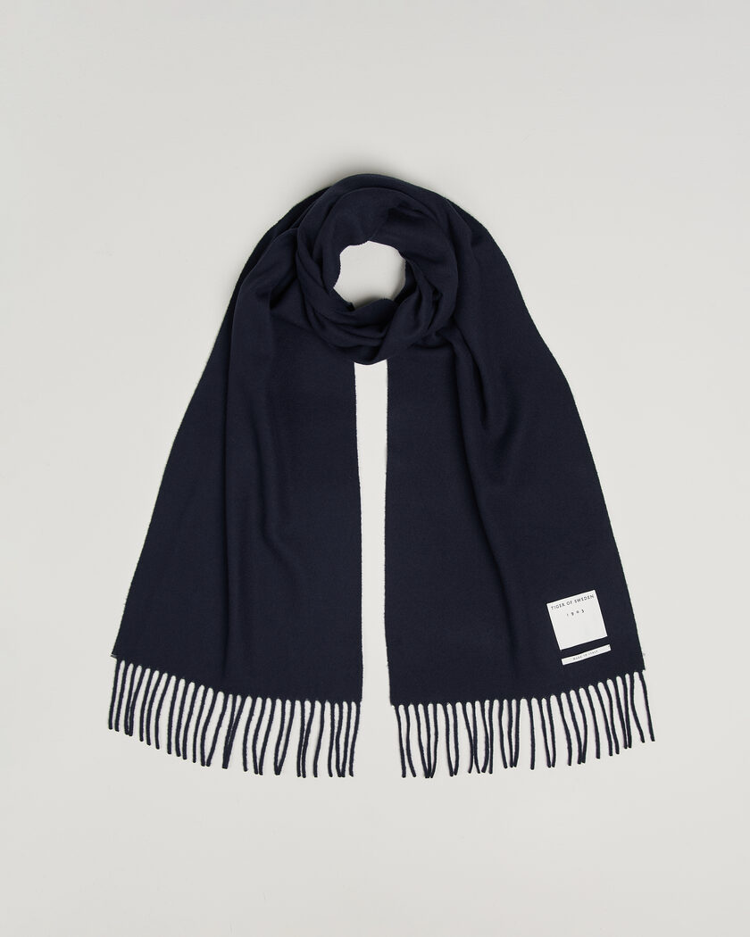 Tiger of Sweden Sylan Wool Scarf Light Ink – Bleu