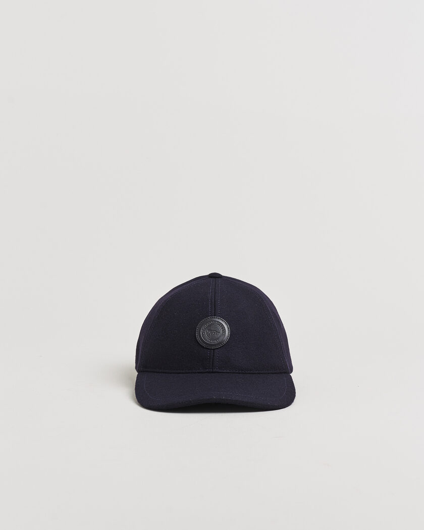 Tiger of Sweden Hent Wool/Cashmere Cap Light Ink – Bleu