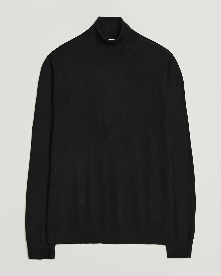Tiger of Sweden Nevile Extra Fine Merino Polo Black – Noir