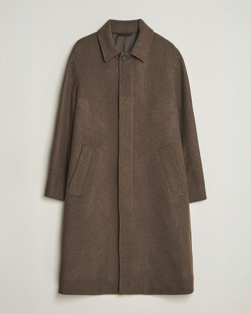 Tiger of Sweden Carlton Wool Coat Dusty Brown – Marron