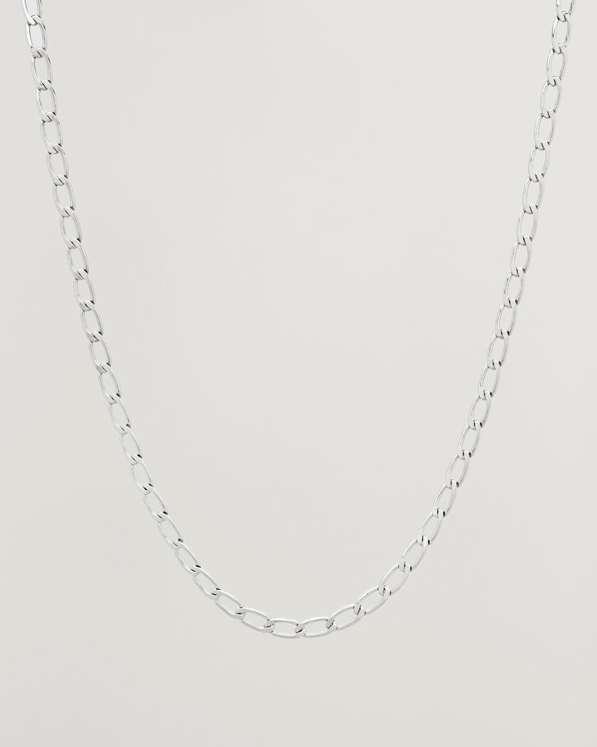 Tom Wood Arlo Medium Chain Silver – Argent