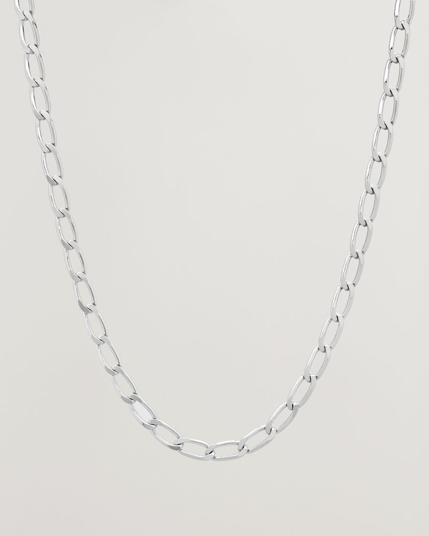 Tom Wood Arlo Large Chain Silver – Argent
