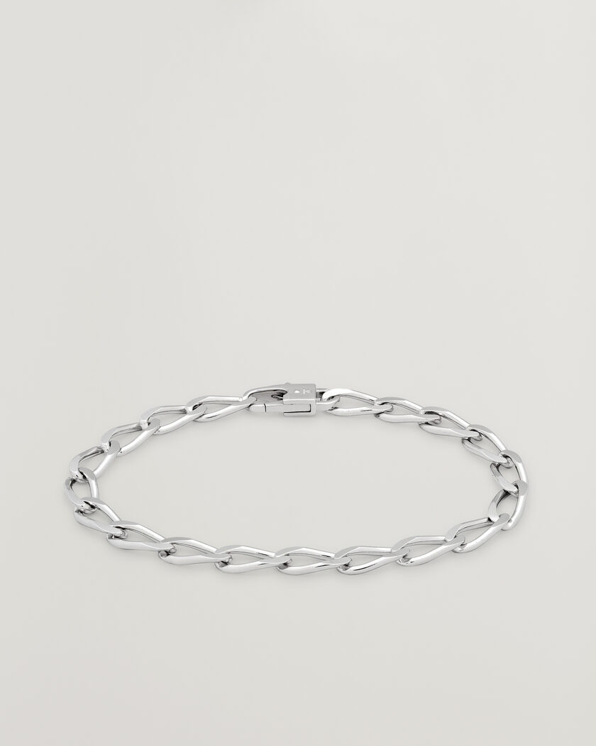 Tom Wood Arlo Large Bracelet Silver – Argent