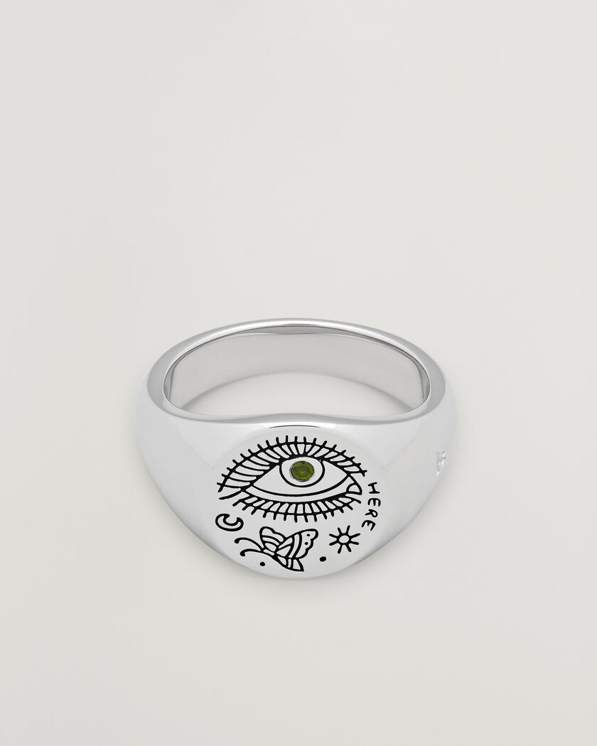 Tom Wood Butterfly Ring Silver – Argent
