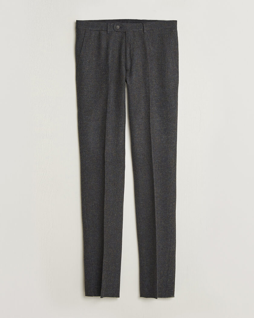 Walker Slater Edward Shetland Wool Donegal Trousers Navy – Bleu