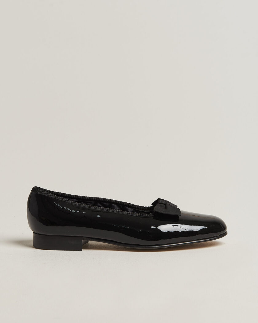 Bowhill & Elliott Patent Opera Pump Black – Noir