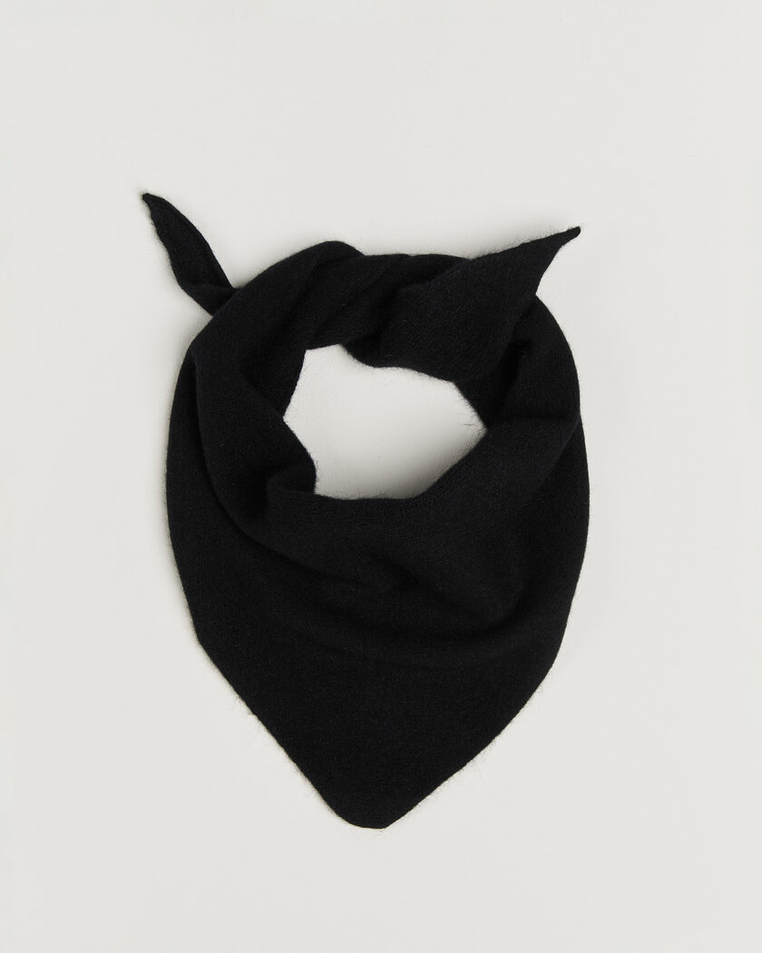 Le Bonnet Lambswool/Caregora Bandana Onyx – Noir