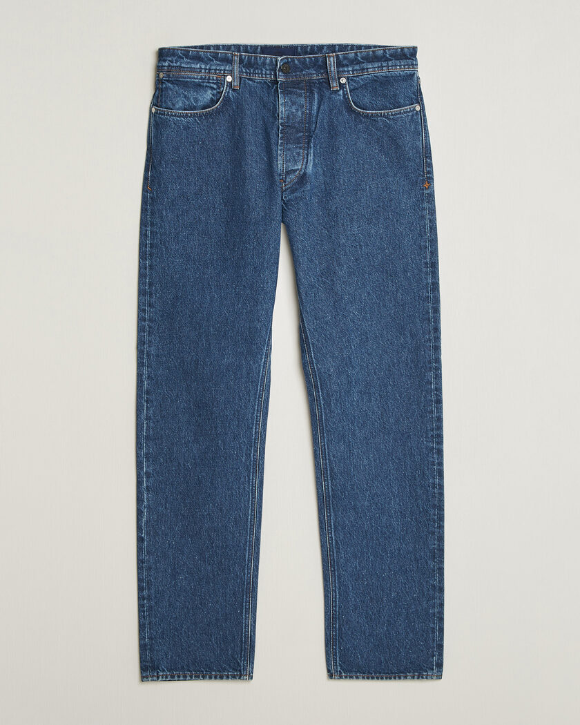 Stone Island Regular Straight Fit Indigo Jeans Blue Medium Wash – Bleu
