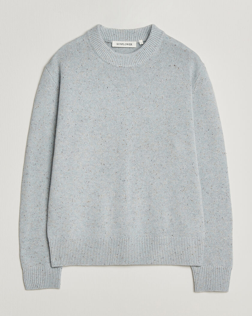 Sunflower Moon Donegal Sweater Light Blue – Bleu
