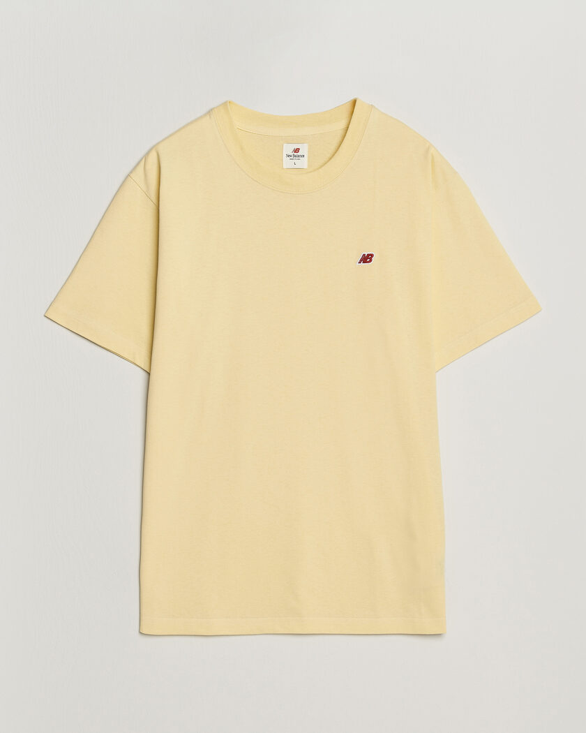 New Balance Made In US & UK New Balance Made in Made In USA Core T-Shirt Alabaster – Jaune