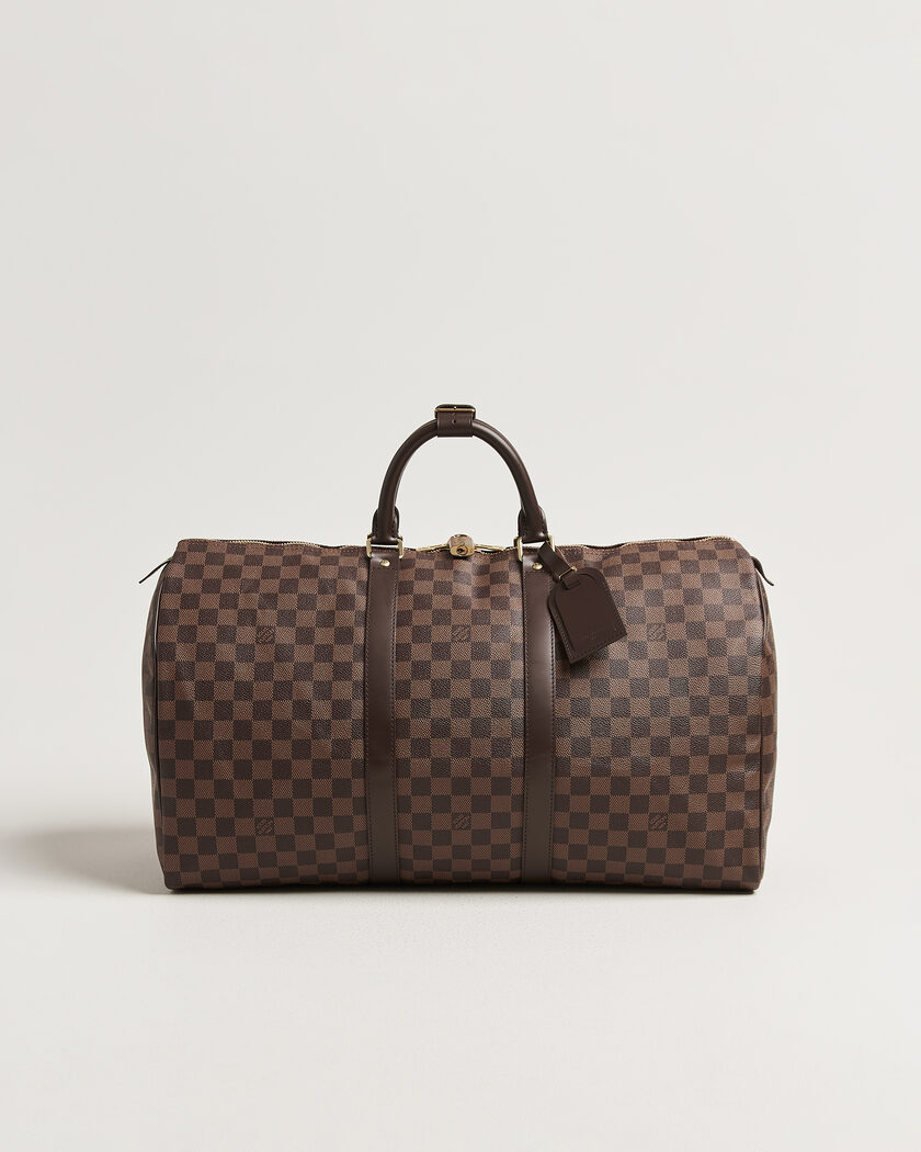 Louis Vuitton Pre-Owned Keepall 50 Damier Ebene – Marron