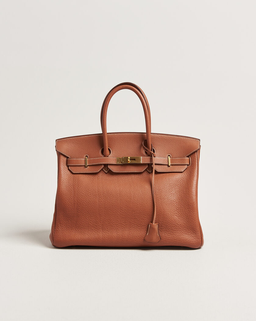 Hermès Pre-Owned Birkin 35 Togo Leather Cognac Brown – Marron