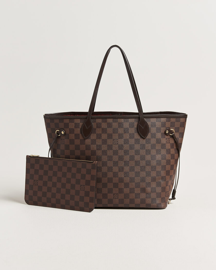 Louis Vuitton Pre-Owned Neverfull MM Damier Ebene – Marron