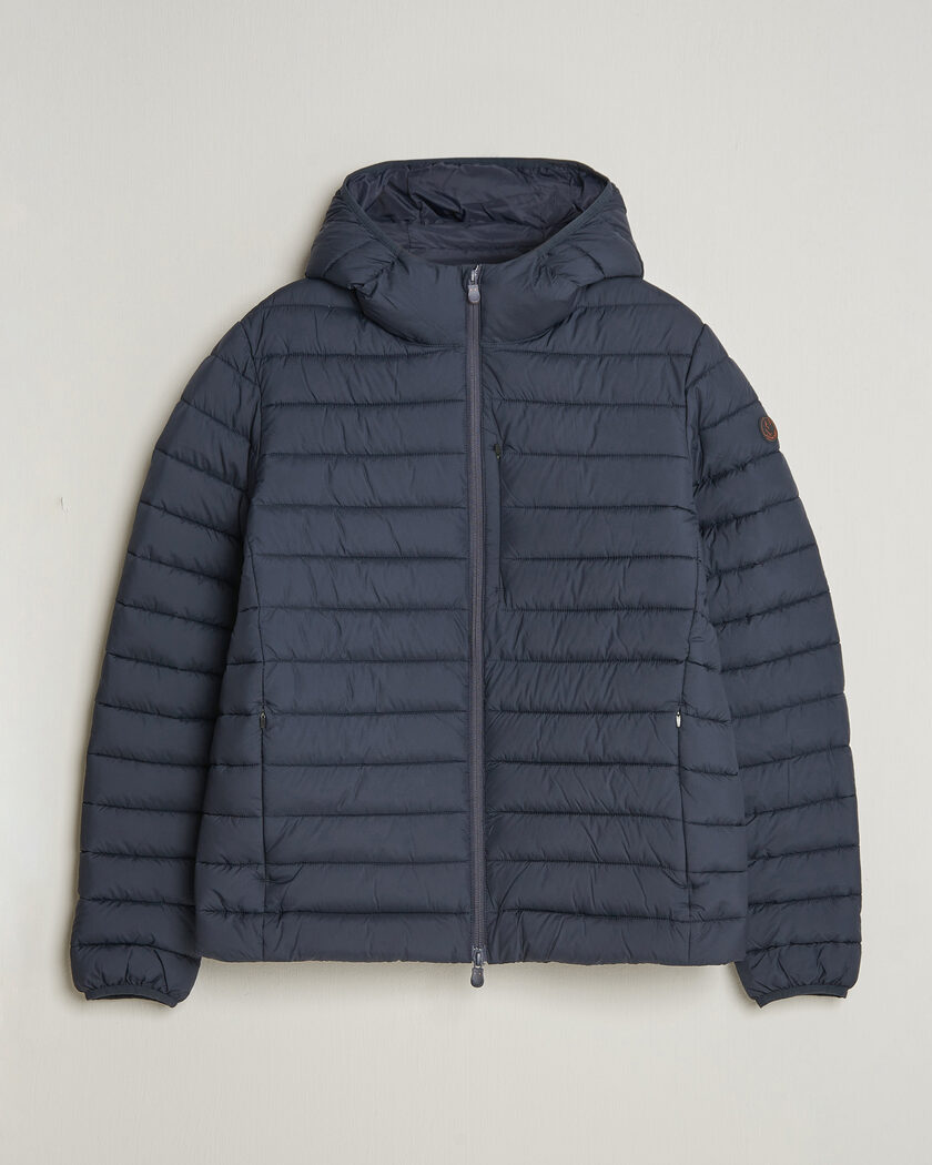 Save The Duck Juncus Matt Lightweight Hood Jacket Blue Black – Bleu