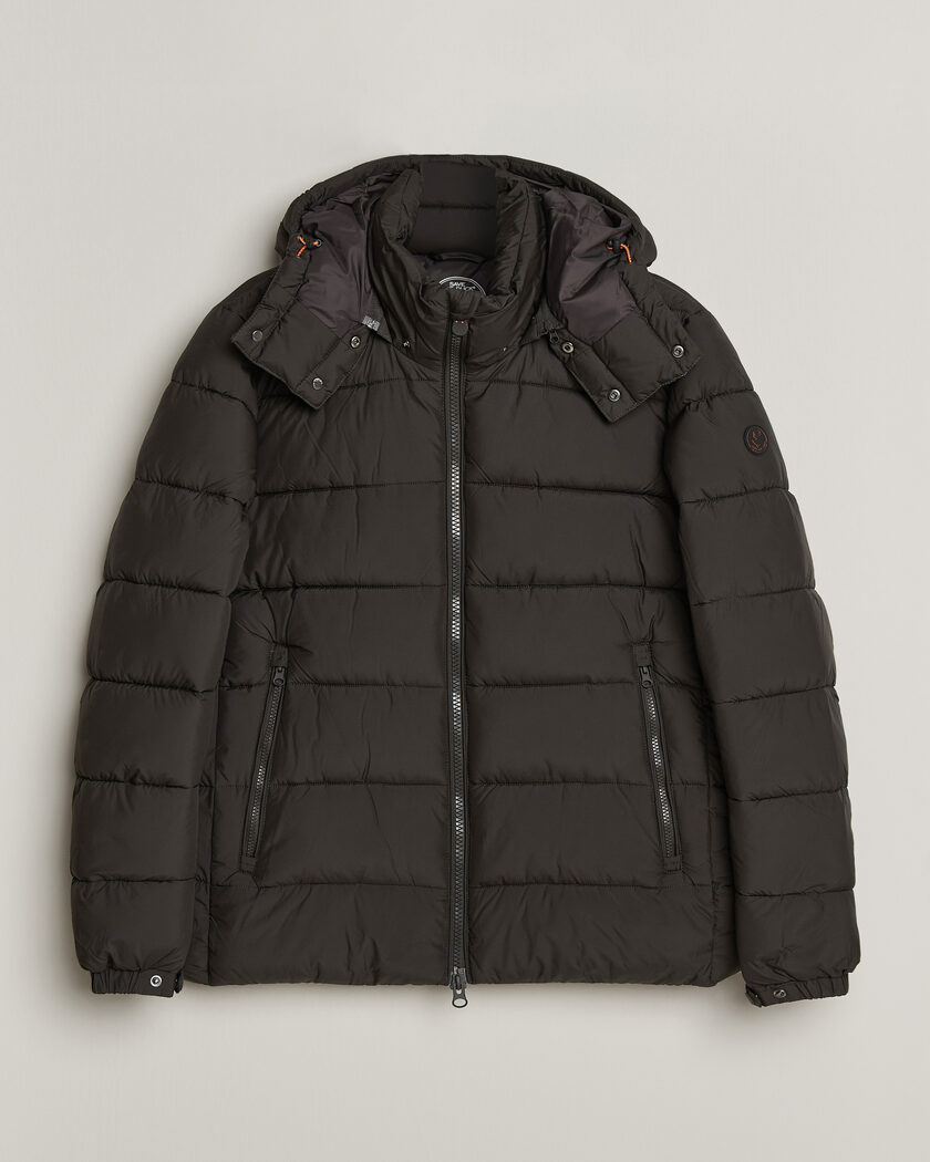 Save The Duck Boris Matt Padded Puffer Brown Black – Noir
