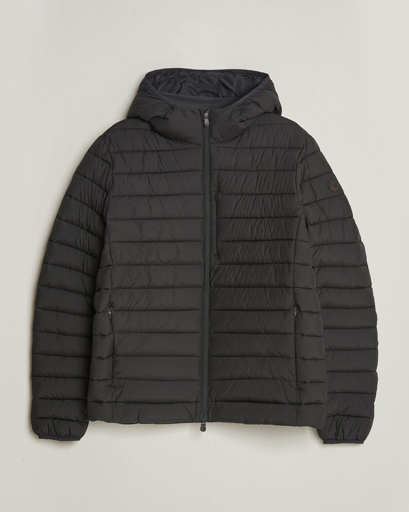 Save The Duck Juncus Matt Lightweight Hood Jacket Black – Noir