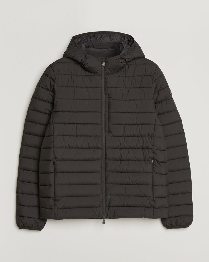 Save The Duck Juncus Matt Lightweight Hood Jacket Brown Black – Marron